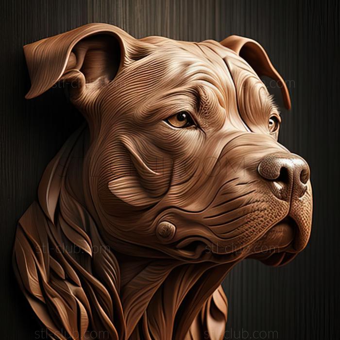 st American Pit Bull Terrier dog